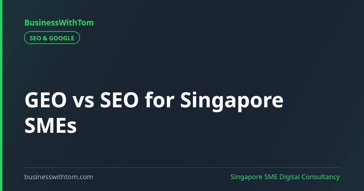 GEO vs SEO: Optimising Your Website for Generative Search