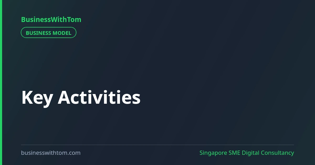 The Key Activities That Actually Grow Your Business Online in Singapore