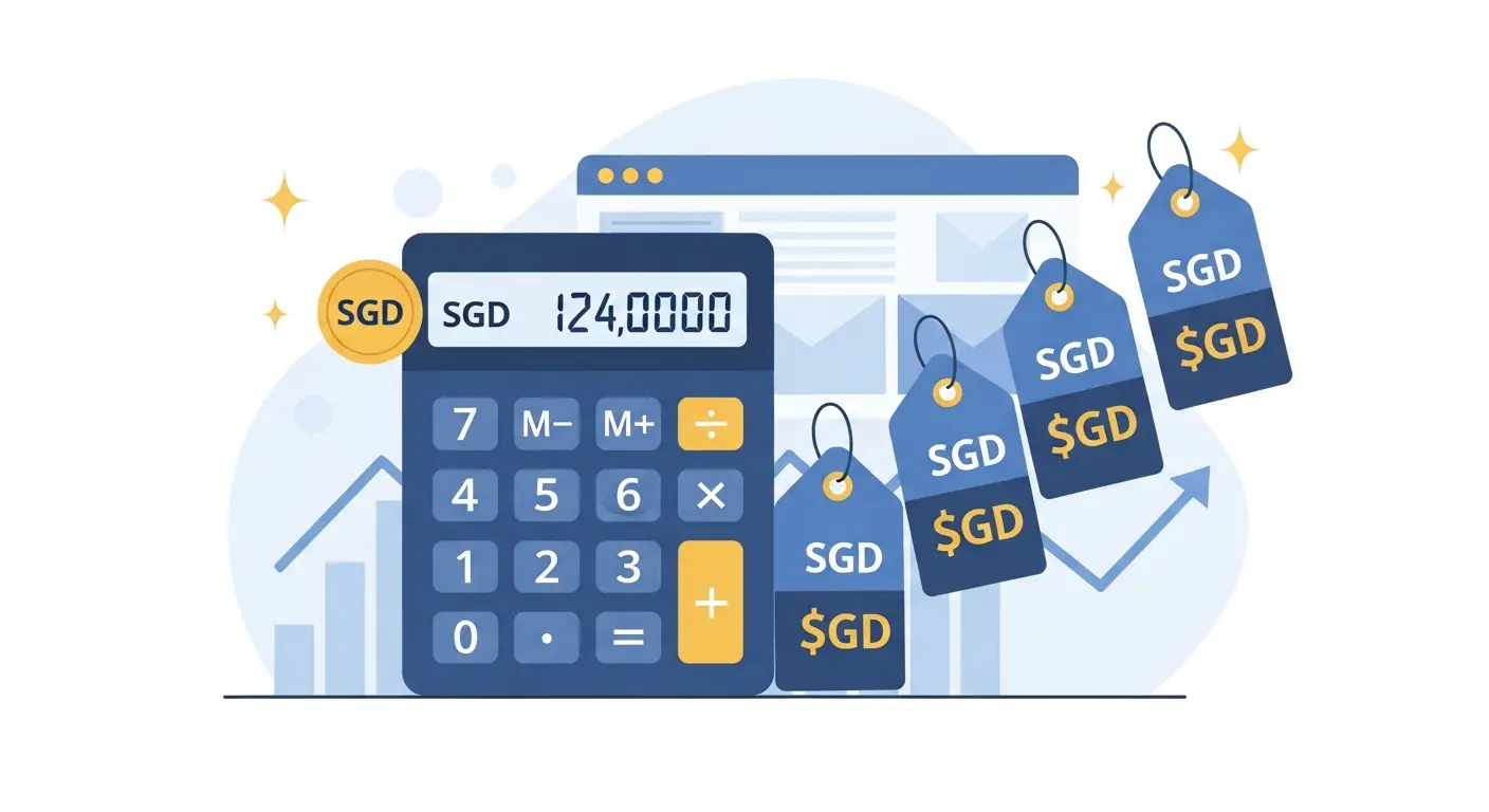 在新加坡建立网站需要多少钱？（2026 年中小企业定价指南）